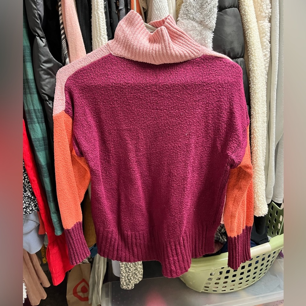Multi Color Turtleneck - Picture 2 of 2